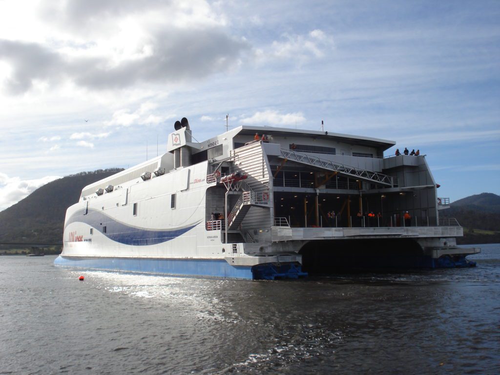 New Incat Catamaran Begins Delivery Voyage Incat 