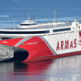 Incat Tasmania exports new 111 metre ferry to Spain